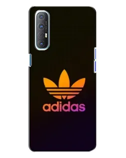 Чехол для OPPO Reno 3 с картинкой «Градиент Adidas»