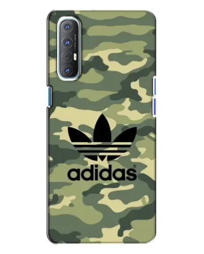Чехол для OPPO Reno 3 с картинкой «Милитари стиль Adidas» Чехол для OPPO Reno 3 с картинкой «Милитари стиль Adidas»