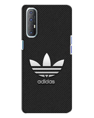 Чехол для OPPO Reno 3 с картинкой «Adidas Карбоновая текстура» Чехол для OPPO Reno 3 с картинкой «Adidas Карбоновая текстура»