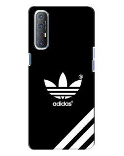 Чехол для OPPO Reno 3 с картинкой «Adidas с диагональными полосами»