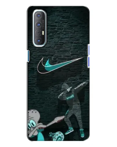Чехол для OPPO Reno 3 с картинкой «Спортивный арт Nike»