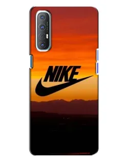 Чехол для OPPO Reno 3 с картинкой «Nike — вечерний горизонт»