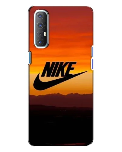 Чехол для OPPO Reno 3 с картинкой «Nike — вечерний горизонт»
