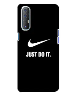 Чехол для OPPO Reno 3 с картинкой «Классический принт Nike»