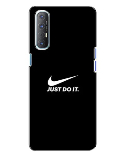 Чехол для OPPO Reno 3 с картинкой «Минимализм от Nike»