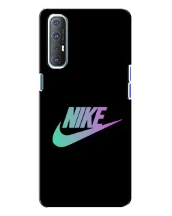 Чехол для OPPO Reno 3 с картинкой «Nike — городская ночь»