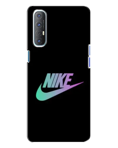Чехол для OPPO Reno 3 с картинкой «Nike — городская ночь»