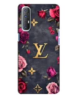 Чехол для OPPO Reno 3 с картинкой «Цветочный Louis Vuitton» Чехол для OPPO Reno 3 с картинкой «Цветочный Louis Vuitton»
