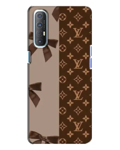Чехол для OPPO Reno 3 с картинкой «Louis Vuitton — банты»