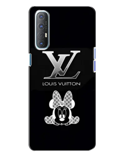 Чехол для OPPO Reno 3 с картинкой «LV и Минни Маус»