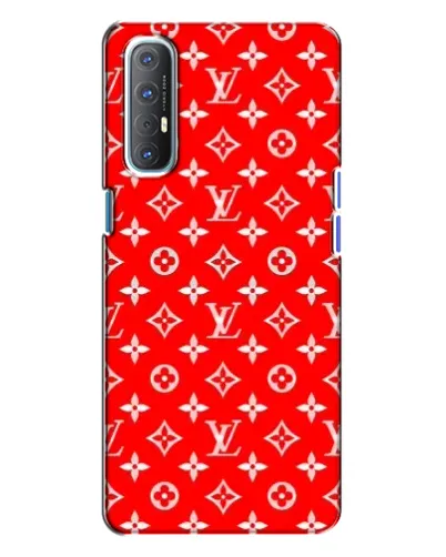 Чехол для OPPO Reno 3 с картинкой «Яркий паттерн LV»
