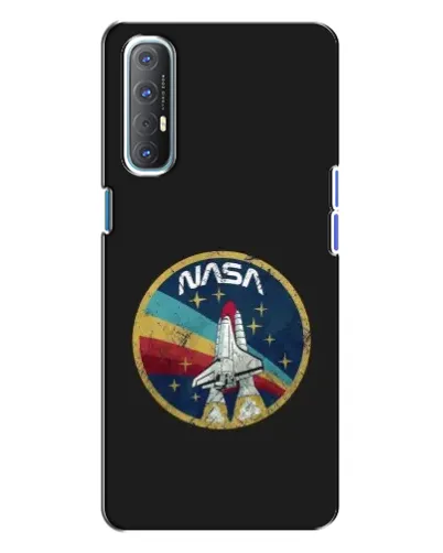Чехол для OPPO Reno 3 с картинкой «NASA — эмблема миссии» Чехол для OPPO Reno 3 с картинкой «NASA — эмблема миссии»