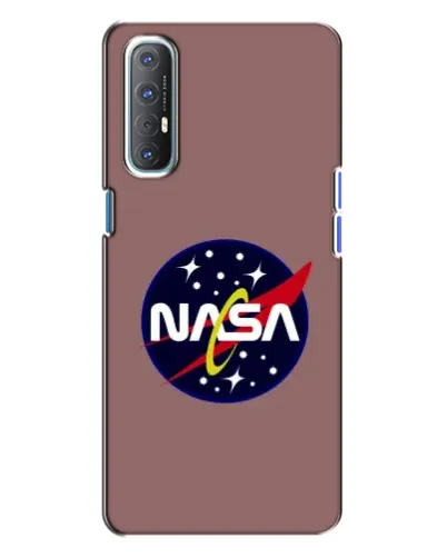 Чехол для OPPO Reno 3 с картинкой «NASA — ретро космос» Чехол для OPPO Reno 3 с картинкой «NASA — ретро космос»