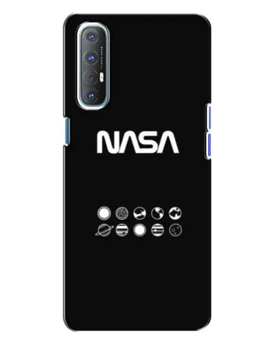 Чехол для OPPO Reno 3 с картинкой «NASA — технический принт» Чехол для OPPO Reno 3 с картинкой «NASA — технический принт»