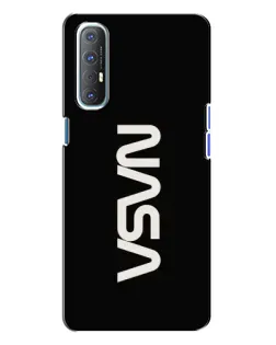 Чехол для OPPO Reno 3 с картинкой «NASA — вертикальный логотип» Чехол для OPPO Reno 3 с картинкой «NASA — вертикальный логотип»