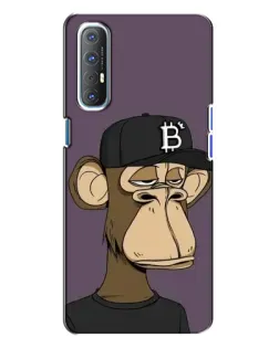 Чехол для OPPO Reno 3 с картинкой «Bored Ape в кепке» Чехол для OPPO Reno 3 с картинкой «Bored Ape в кепке»
