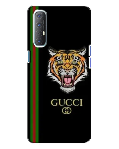 Чехол для OPPO Reno 3 с картинкой «Тигр Gucci»