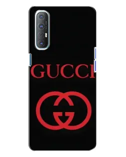 Чехол для OPPO Reno 3 с картинкой «Gucci — красный логотип» Чехол для OPPO Reno 3 с картинкой «Gucci — красный логотип»