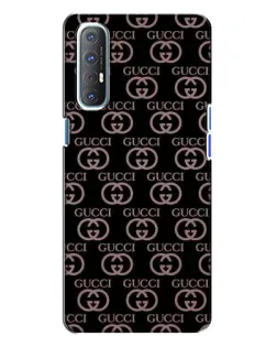 Чехол для OPPO Reno 3 с картинкой «Классическая монограмма Gucci» Чехол для OPPO Reno 3 с картинкой «Классическая монограмма Gucci»