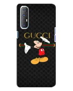 Чехол для OPPO Reno 3 с картинкой «Микки Маус Gucci» Чехол для OPPO Reno 3 с картинкой «Микки Маус Gucci»