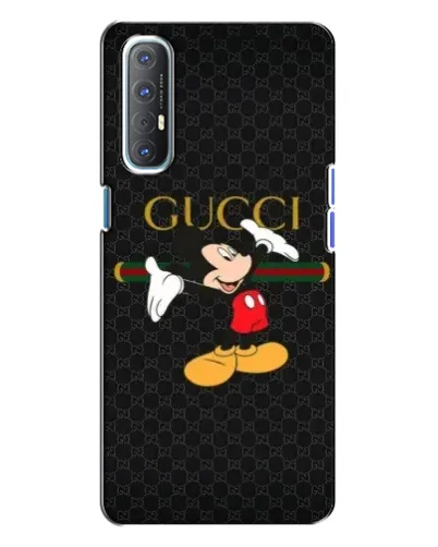 Чехол для OPPO Reno 3 с картинкой «Микки Маус Gucci»