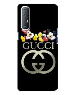 Чехол для OPPO Reno 3 с картинкой «Gucci — герои Disney» Чехол для OPPO Reno 3 с картинкой «Gucci — герои Disney»