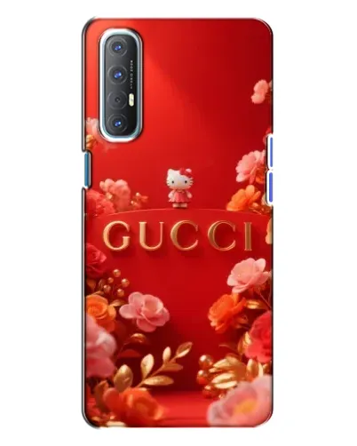 Чехол для OPPO Reno 3 с картинкой «Gucci — золотой сад»