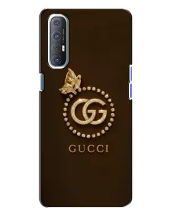 Чехол для OPPO Reno 3 с картинкой «Gucci — золотая бабочка» Чехол для OPPO Reno 3 с картинкой «Gucci — золотая бабочка»