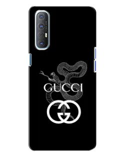 Чехол для OPPO Reno 3 с картинкой «Gucci — серебряная змея» Чехол для OPPO Reno 3 с картинкой «Gucci — серебряная змея»