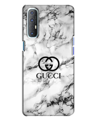 Чехол для OPPO Reno 3 с картинкой «Gucci — мраморный шик»