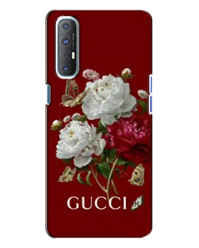 Чехол для OPPO Reno 3 с картинкой «Gucci —  сад»