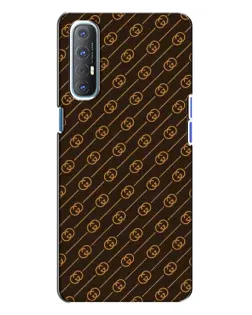 Чехол для OPPO Reno 3 с картинкой «Gucci — золотые диагонали» Чехол для OPPO Reno 3 с картинкой «Gucci — золотые диагонали»