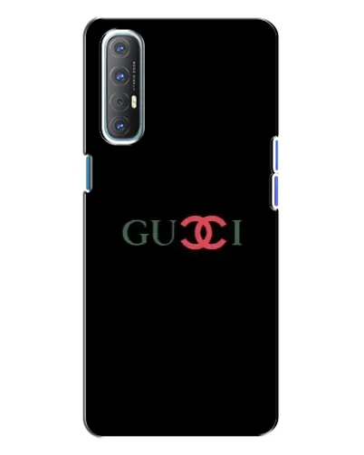 Чехол для OPPO Reno 3 с картинкой «Gucci — красный градиент»