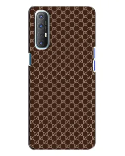 Чехол для OPPO Reno 3 с картинкой «Gucci — шоколадная сетка» Чехол для OPPO Reno 3 с картинкой «Gucci — шоколадная сетка»