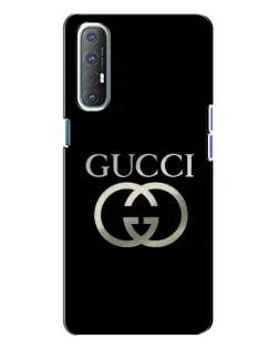 Чехол для OPPO Reno 3 с картинкой «Gucci — золото на черном» Чехол для OPPO Reno 3 с картинкой «Gucci — золото на черном»
