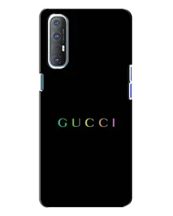 Чехол для OPPO Reno 3 с картинкой «Gucci — неоновый минимализм» Чехол для OPPO Reno 3 с картинкой «Gucci — неоновый минимализм»