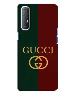 Чехол для OPPO Reno 3 с картинкой «Gucci — темно-зеленый градиент» Чехол для OPPO Reno 3 с картинкой «Gucci — темно-зеленый градиент»
