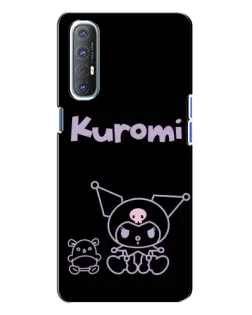 Чохол для OPPO Reno 3 з картинкою «Kuromi — чорний мінімалізм» Чохол для OPPO Reno 3 з картинкою «Kuromi — чорний мінімалізм»