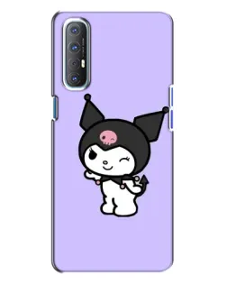 Чехол для OPPO Reno 3 с картинкой «Классическая Kuromi»