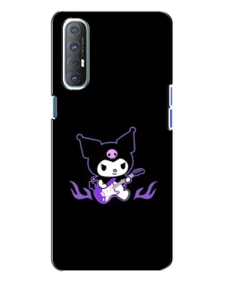 Чехол для OPPO Reno 3 с картинкой «Электрическая Kuromi»