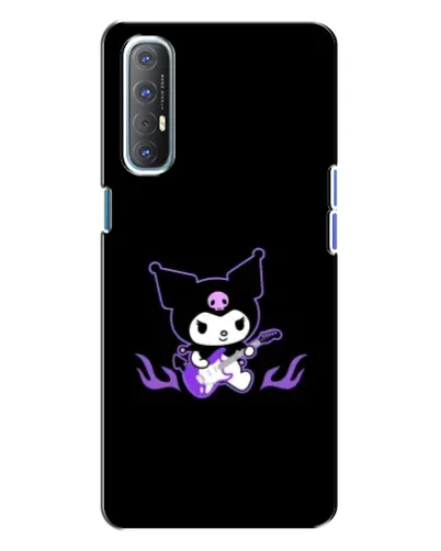 Чехол для OPPO Reno 3 с картинкой «Электрическая Kuromi»