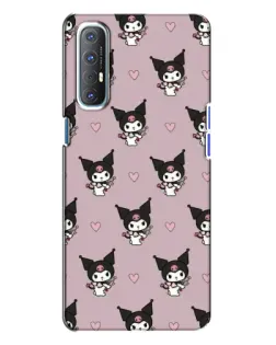Чехол для OPPO Reno 3 с картинкой «Kuromi — ночной сон»