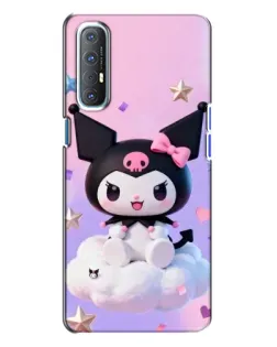 Чехол для OPPO Reno 3 с картинкой «Куроми на облаке»