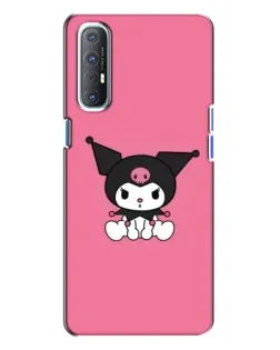 Чехол для OPPO Reno 3 с картинкой «Хмурая Kuromi»