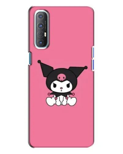 Чехол для OPPO Reno 3 с картинкой «Хмурая Kuromi»