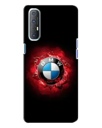 Чехол для OPPO Reno 3 с картинкой «Логотип BMW — вспышка» Чехол для OPPO Reno 3 с картинкой «Логотип BMW — вспышка»