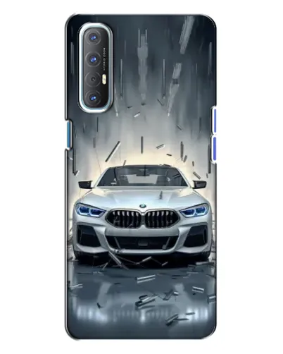 Чехол для OPPO Reno 3 с картинкой «BMW в свете фар» Чехол для OPPO Reno 3 с картинкой «BMW в свете фар»
