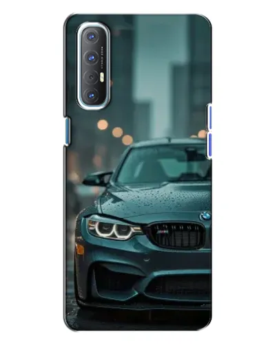 Чехол для OPPO Reno 3 с картинкой «BMW в огнях города» Чехол для OPPO Reno 3 с картинкой «BMW в огнях города»
