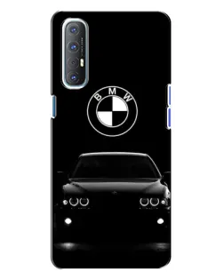 Чехол для OPPO Reno 3 с картинкой «BMW — взгляд из темноты»