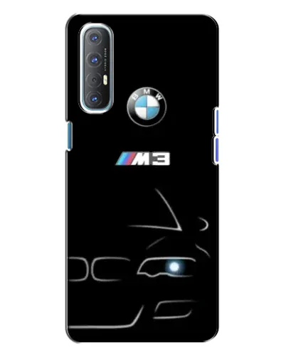Чехол для OPPO Reno 3 с картинкой «Минималистичный принт BMW M3» Чехол для OPPO Reno 3 с картинкой «Минималистичный принт BMW M3»